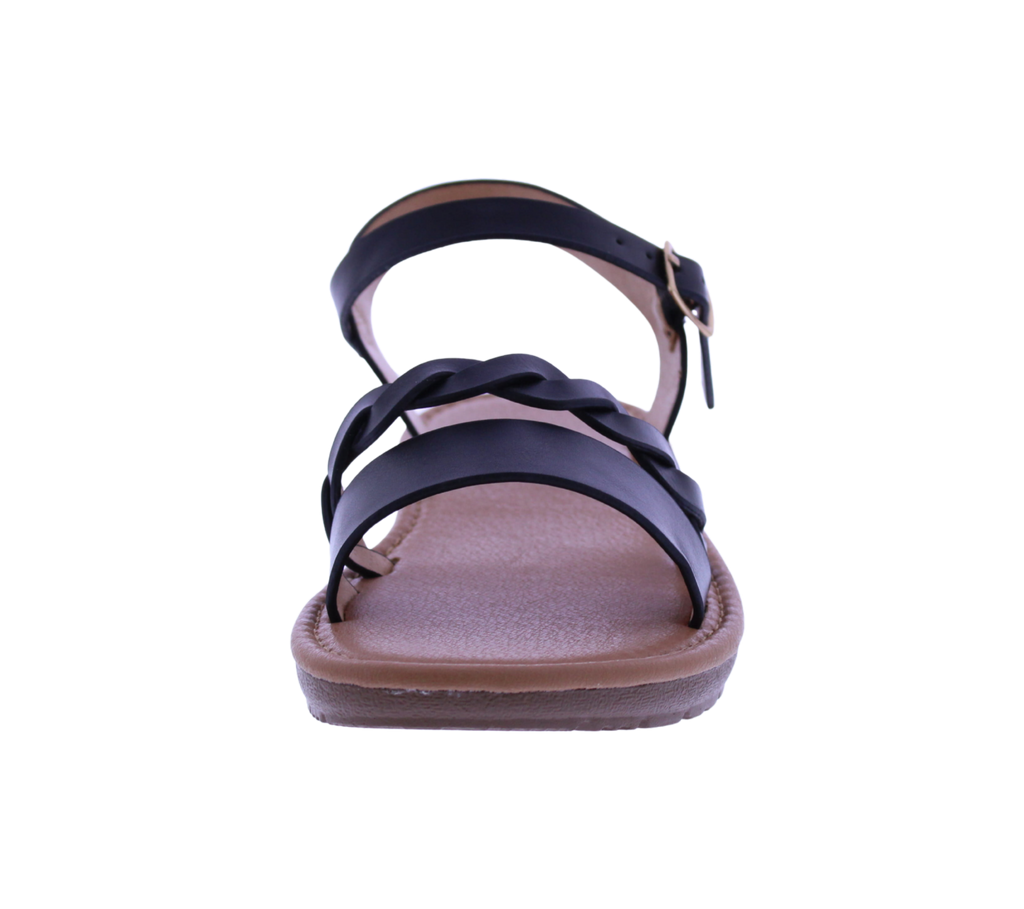 Girls Braided Band Sandal