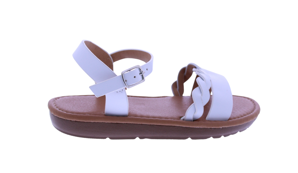 Girls Braided Band Sandal
