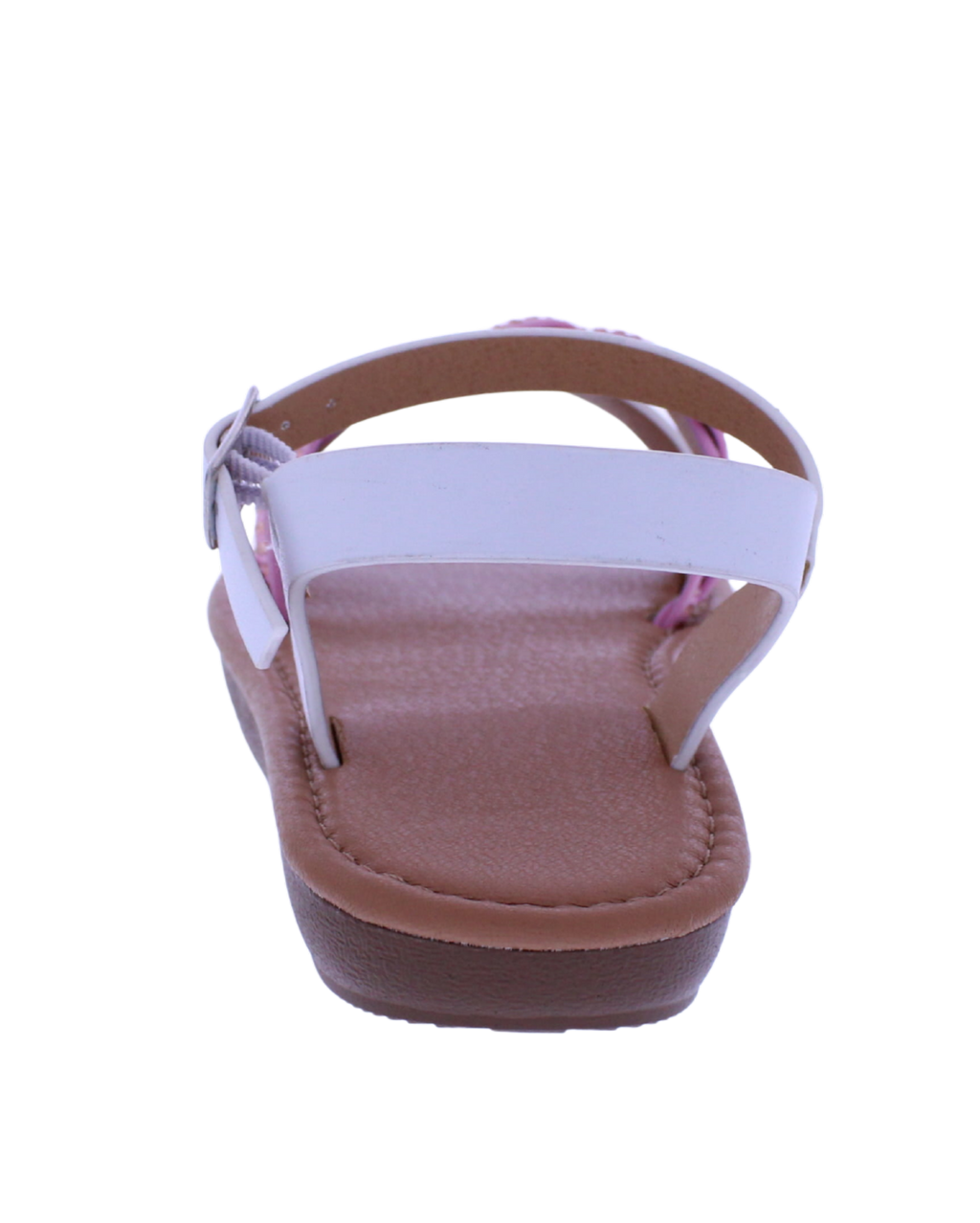 Girls' Rhinestone Braid Sandal