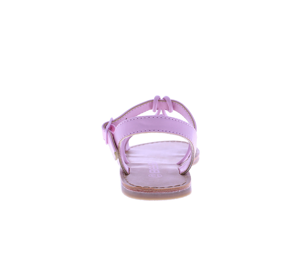Girls Faux Leather Sandal