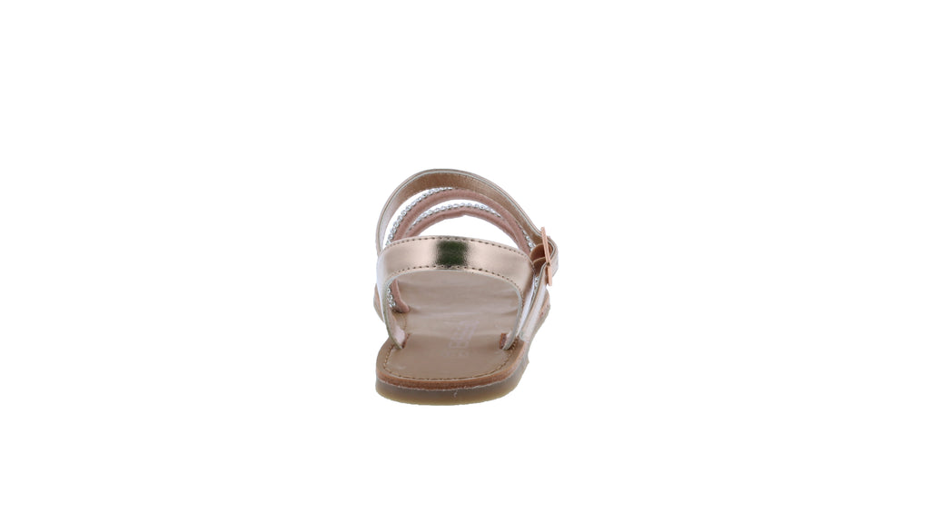 Girls Double Strap Vamp Rhinestone Sandal