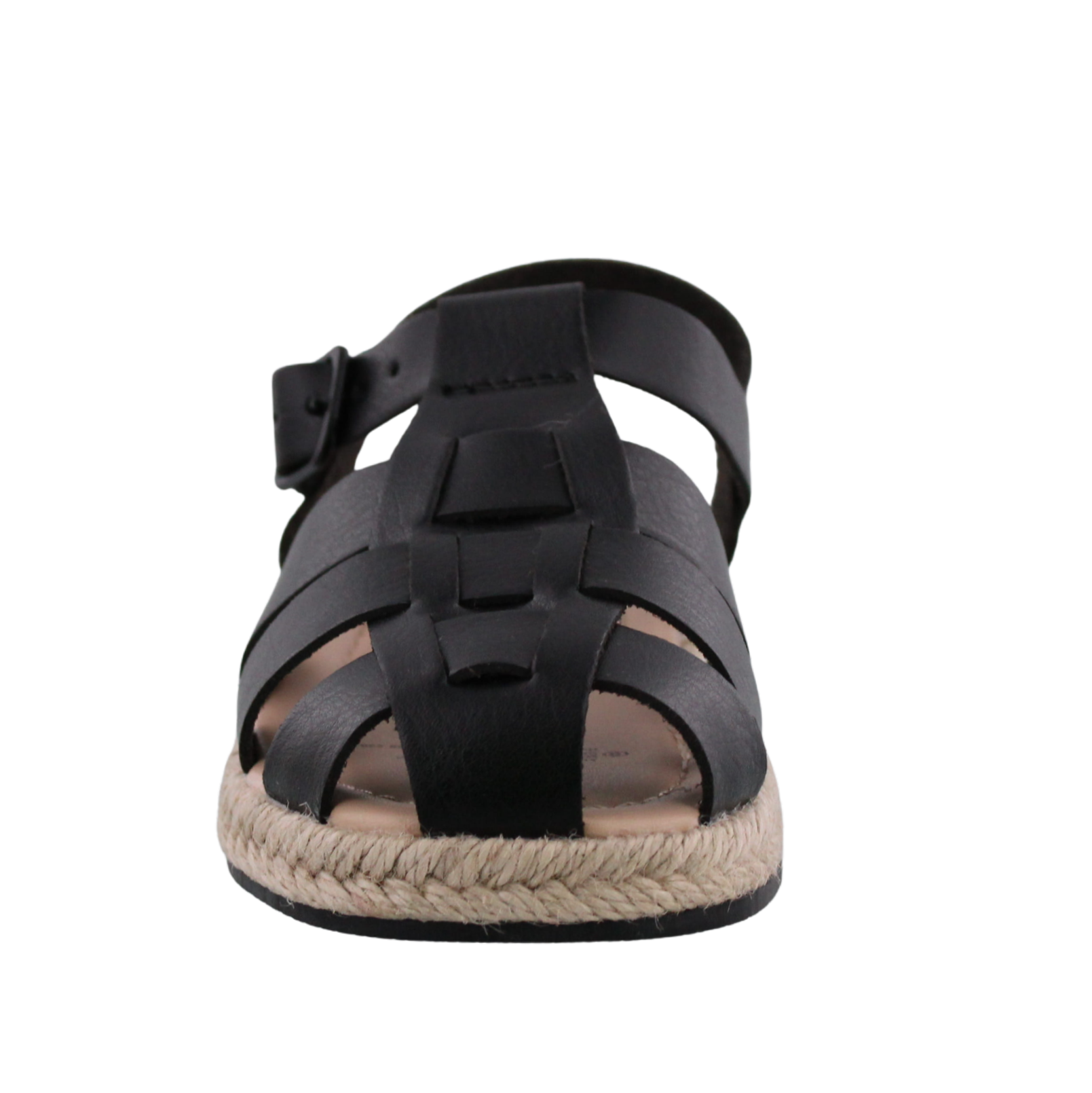 Sandalia Niña Piel Sintética Cierre Hebilla