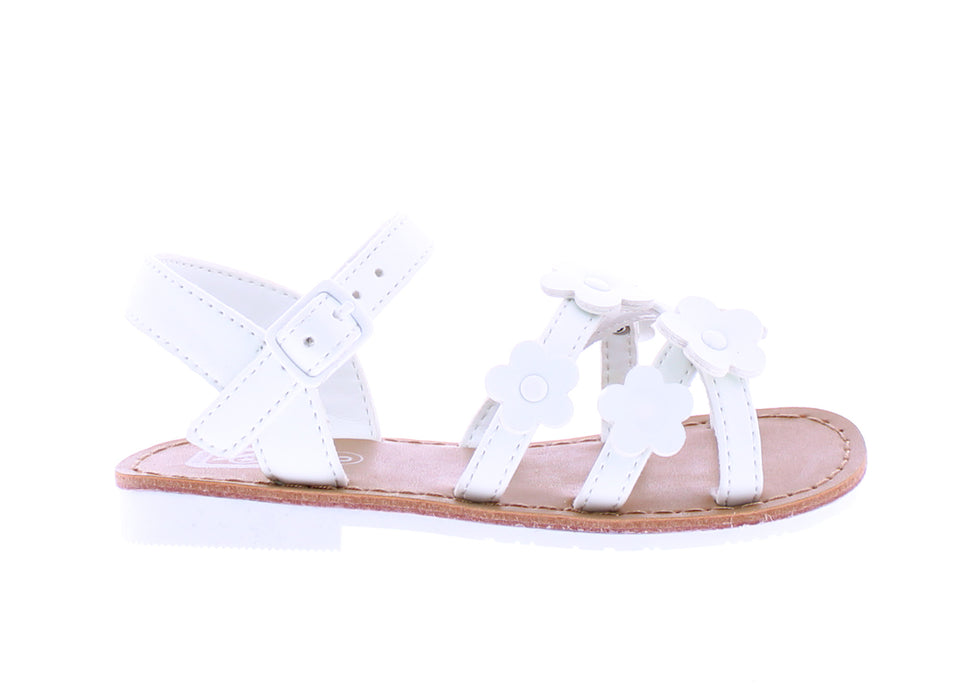 Girls Glitter Flowers Sandal