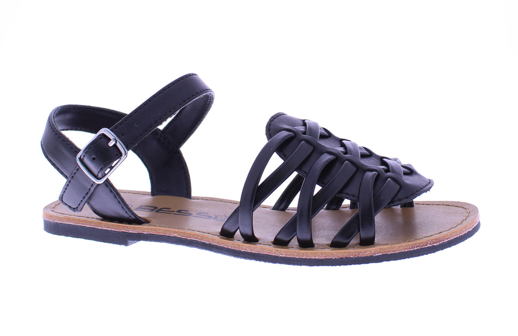 Kids Triple Crisscross Strap Sandal