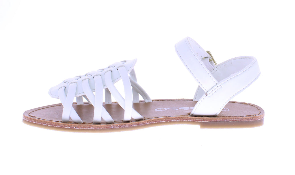 Kids Triple Crisscross Strap Sandal