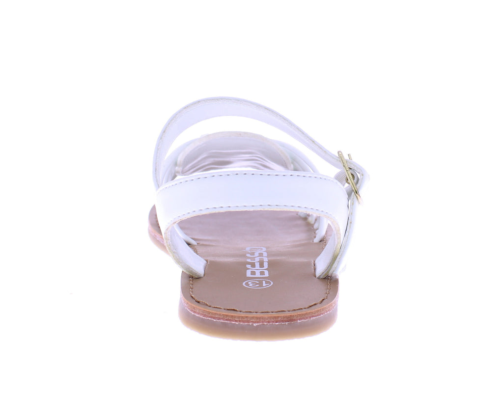 Kids Triple Crisscross Strap Sandal