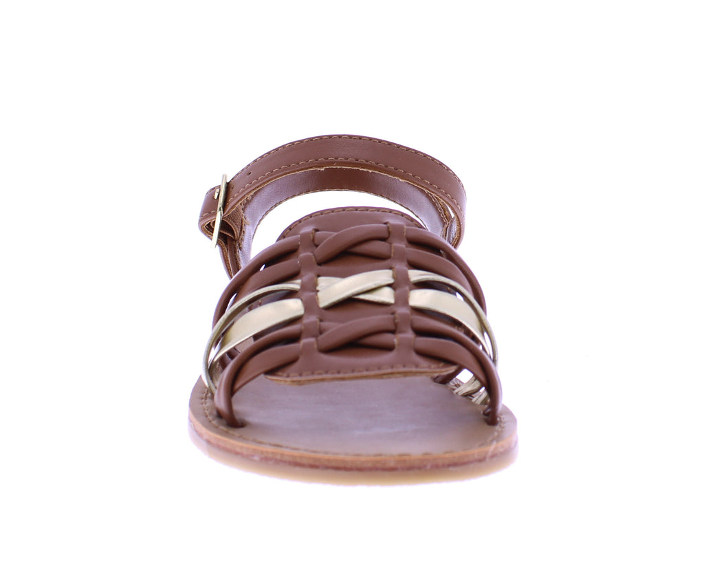 Kids Triple Crisscross Strap Sandal