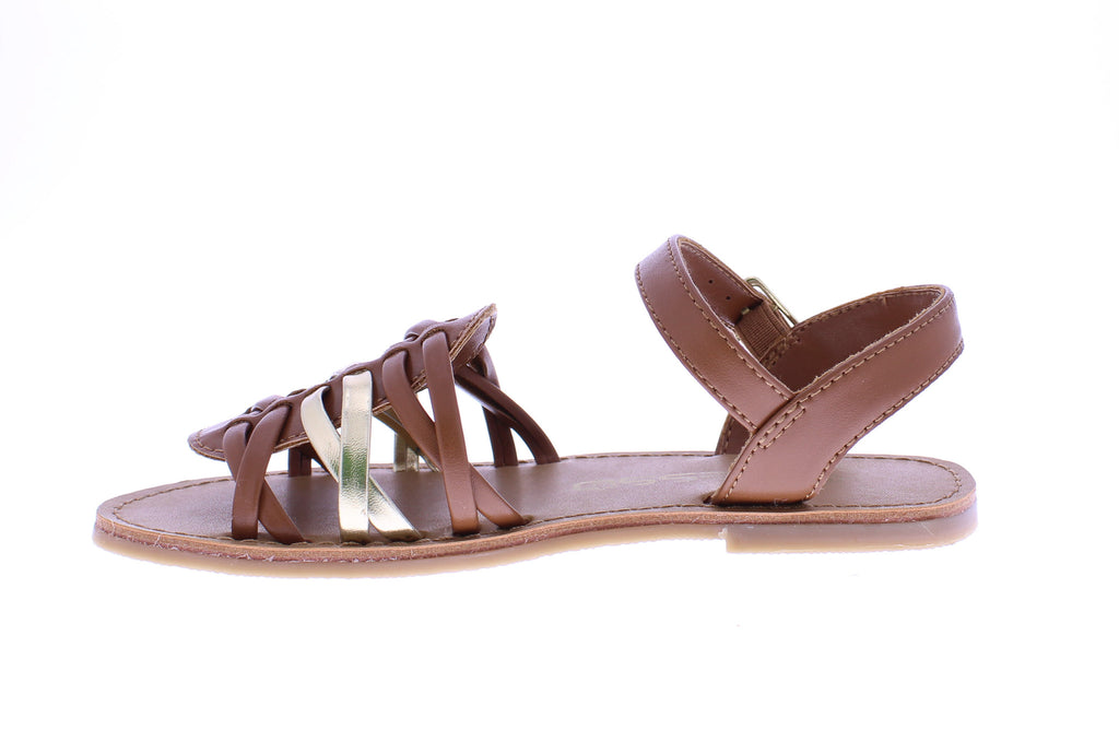 Kids Triple Crisscross Strap Sandal