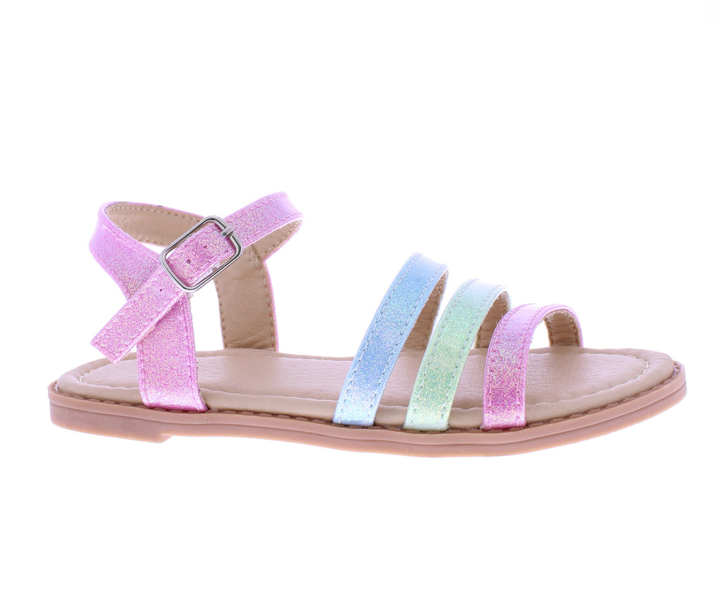 Girls Glitter Strappy Sandal