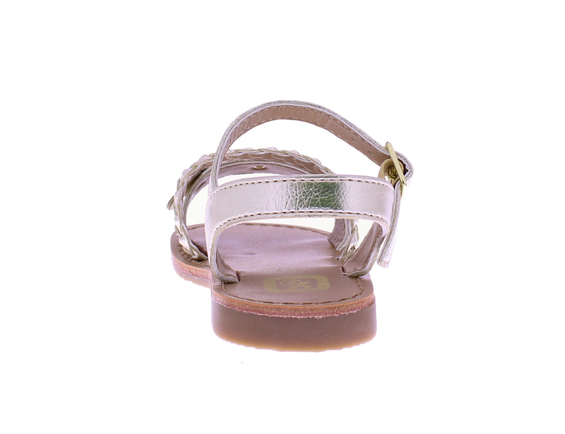 Girls Braid + Flower Sandal