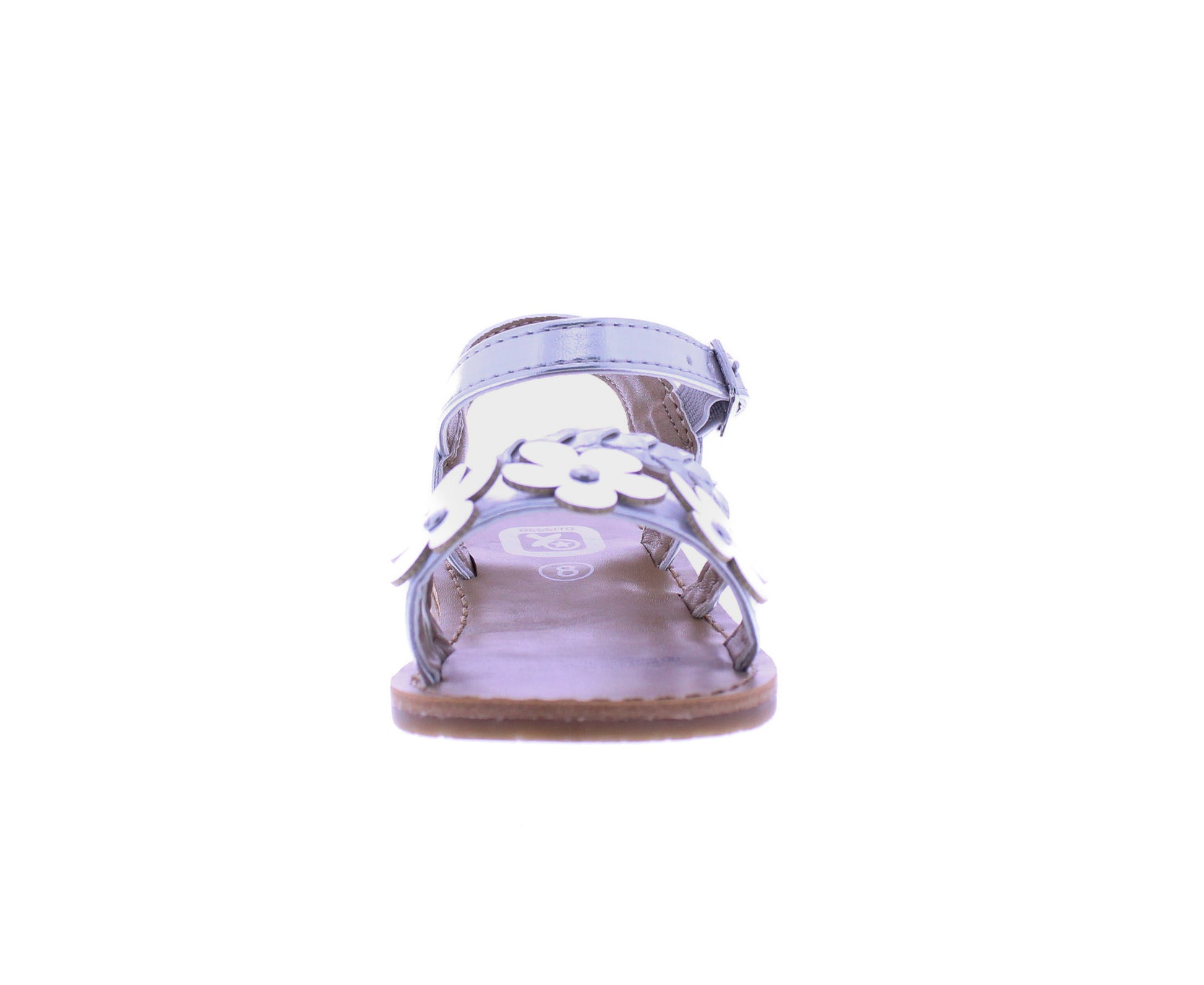 Girls Braid + Flower Sandal