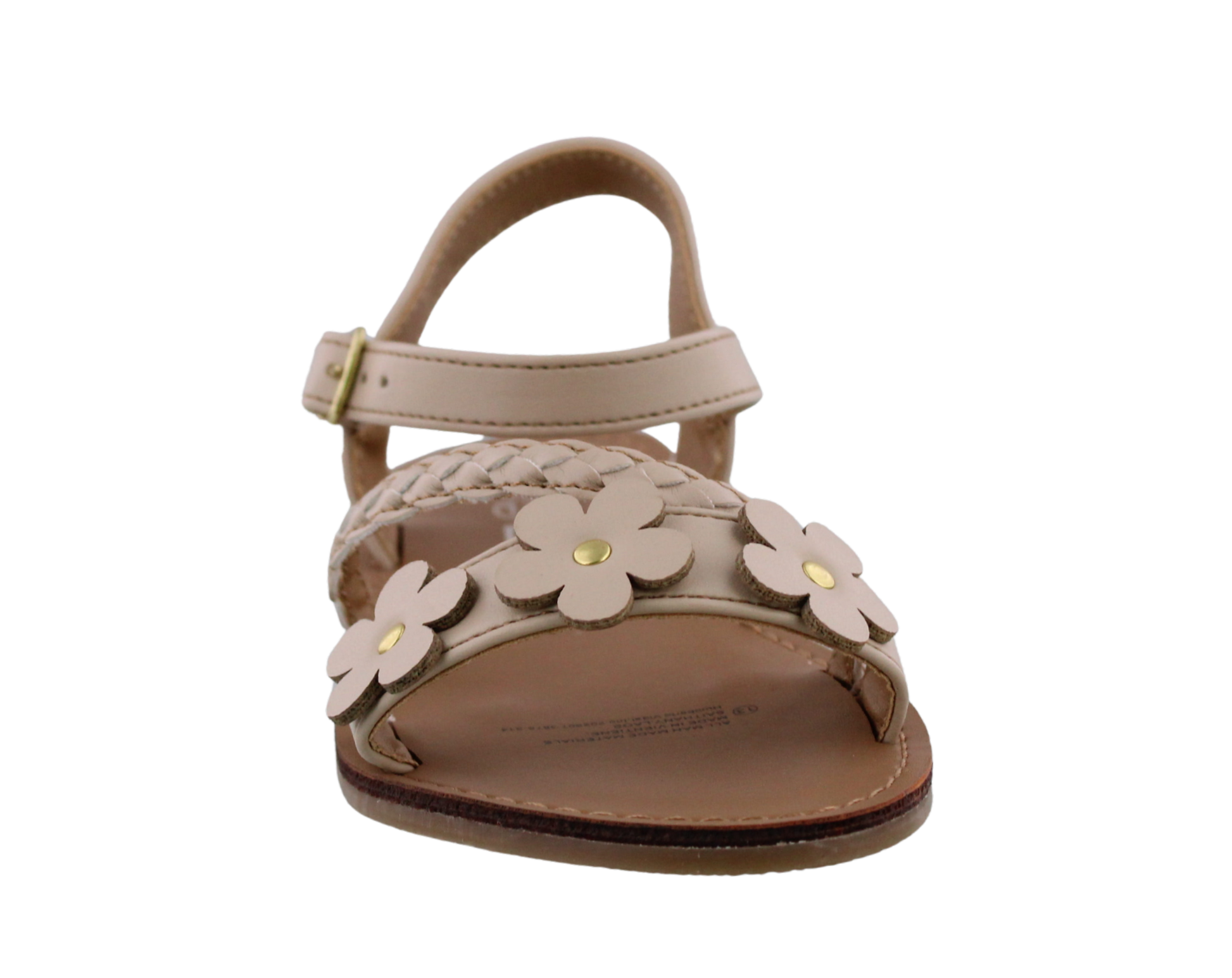 Girls Braid + Flower Sandal