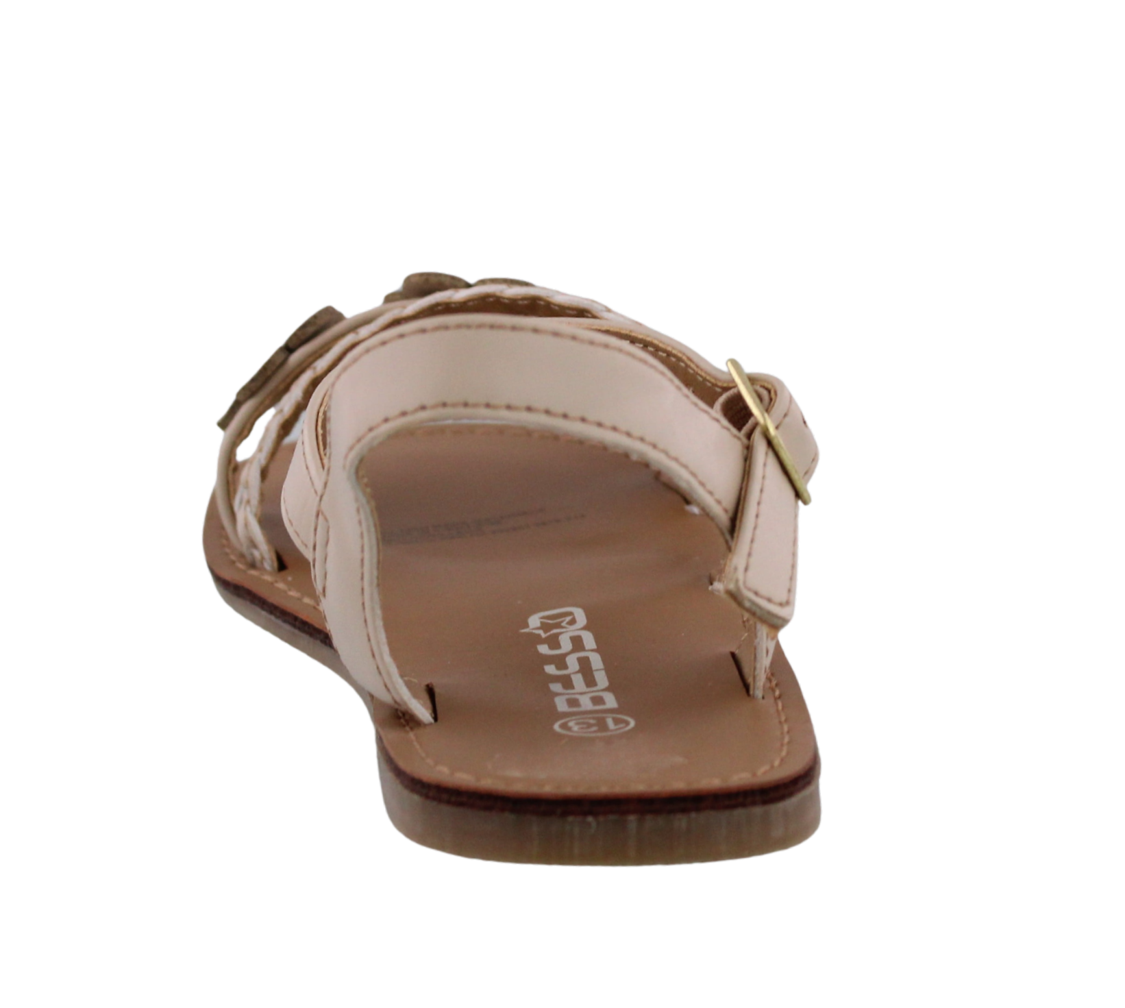 Girls Braid + Flower Sandal