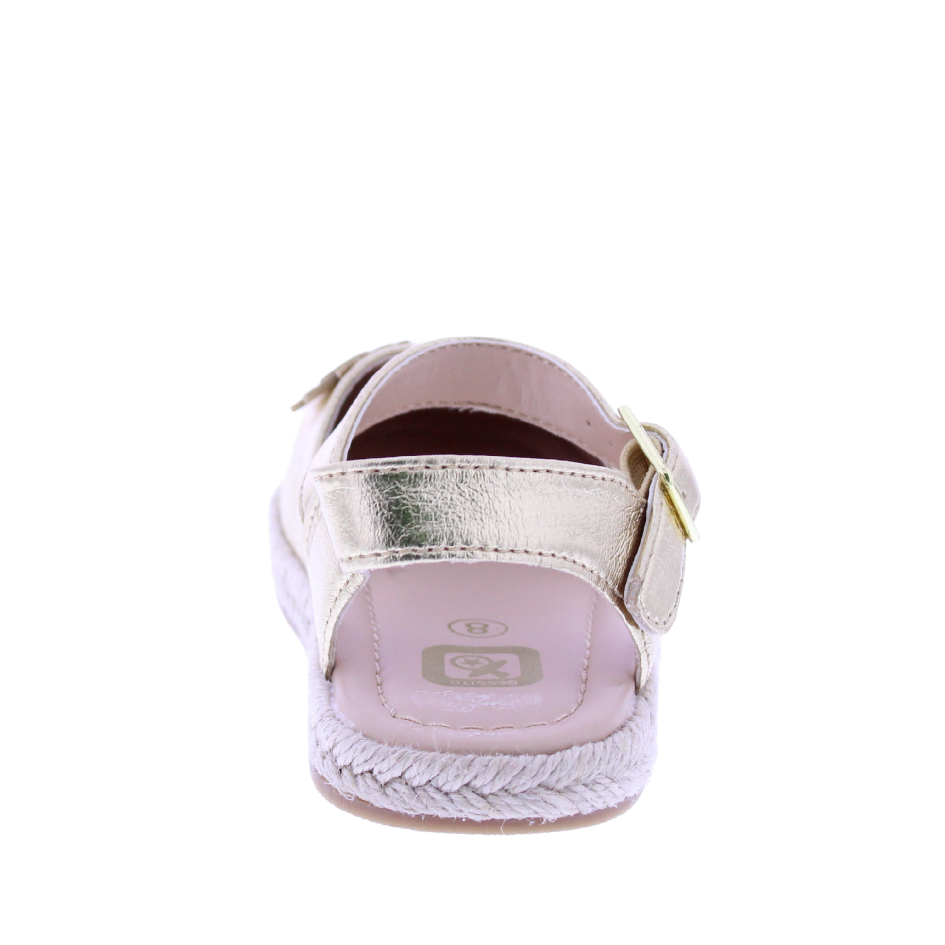 Girls Maryjane Sandal with Floral Appliqués
