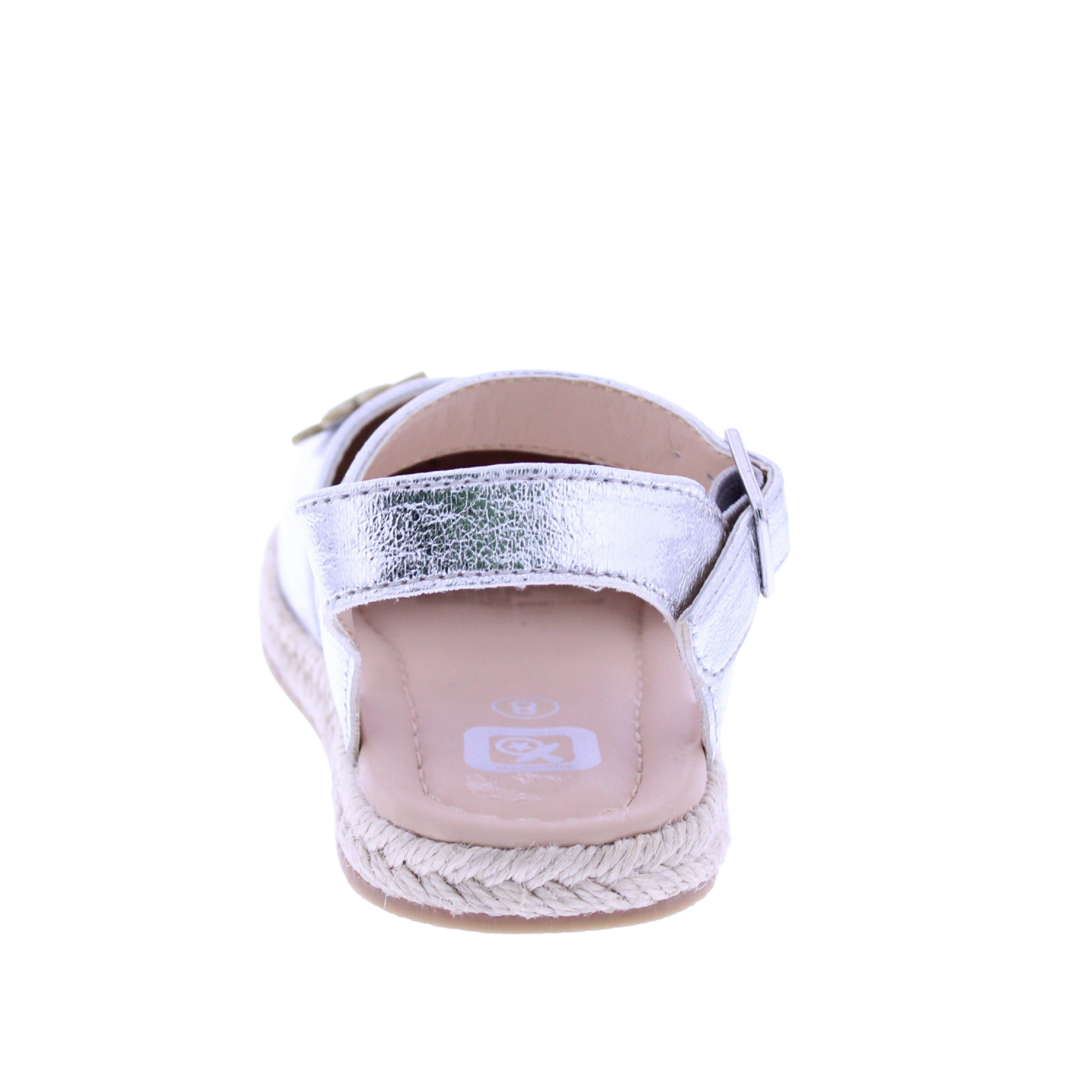 Girls Maryjane Sandal with Floral Appliqués