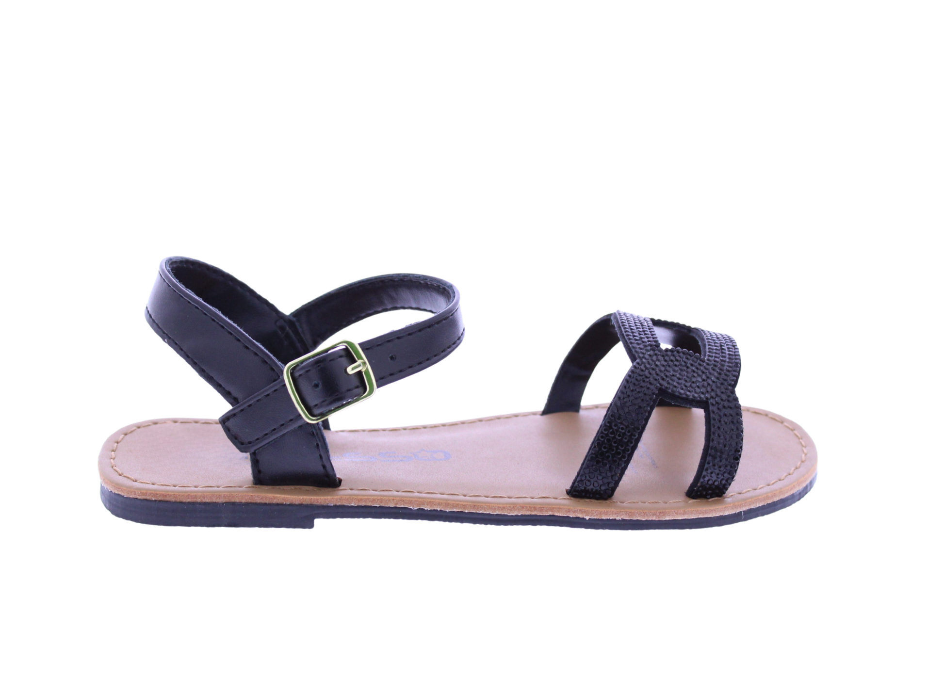 Kids Rhinestone Chain Link Sandal
