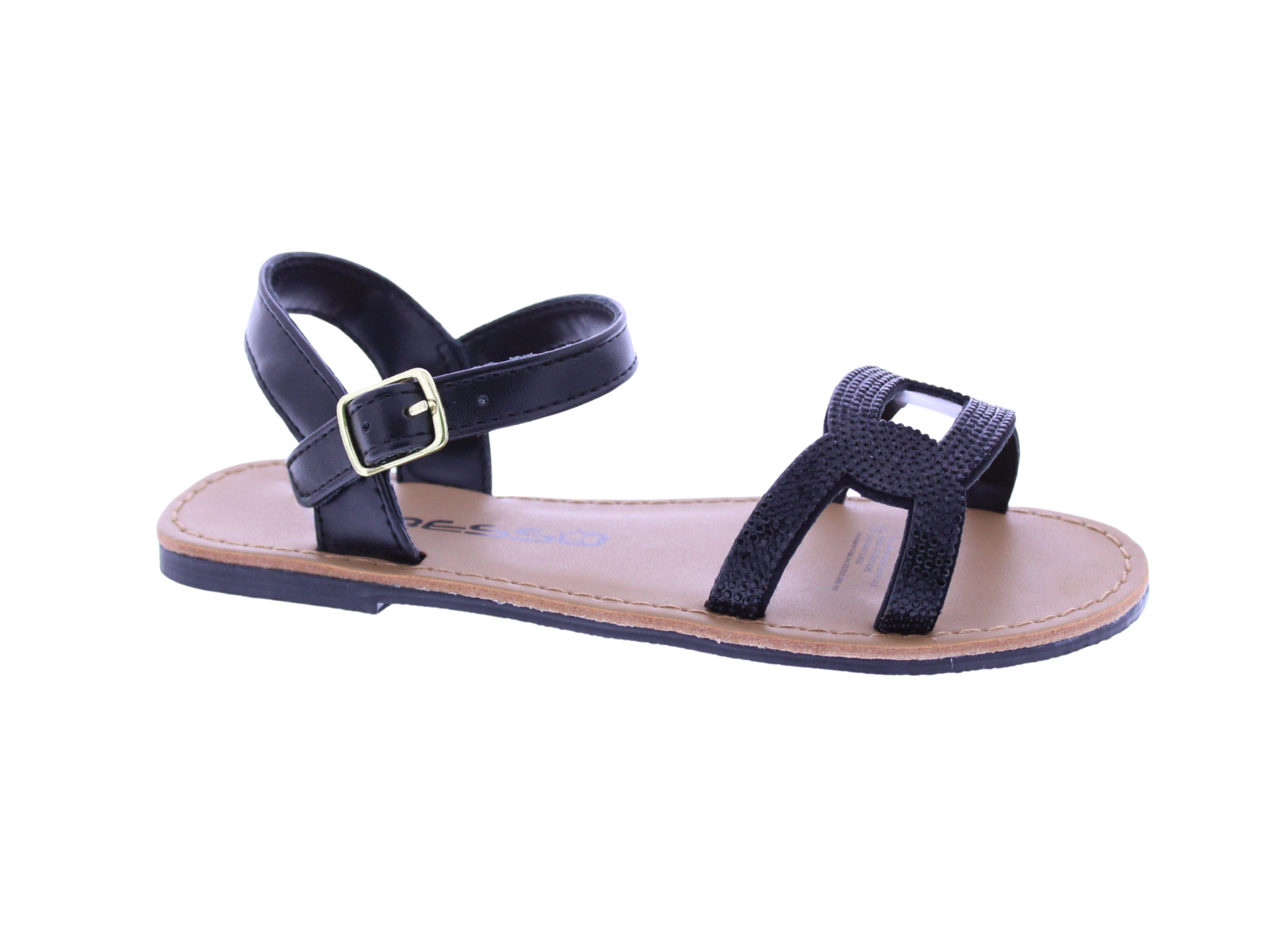 Kids Rhinestone Chain Link Sandal