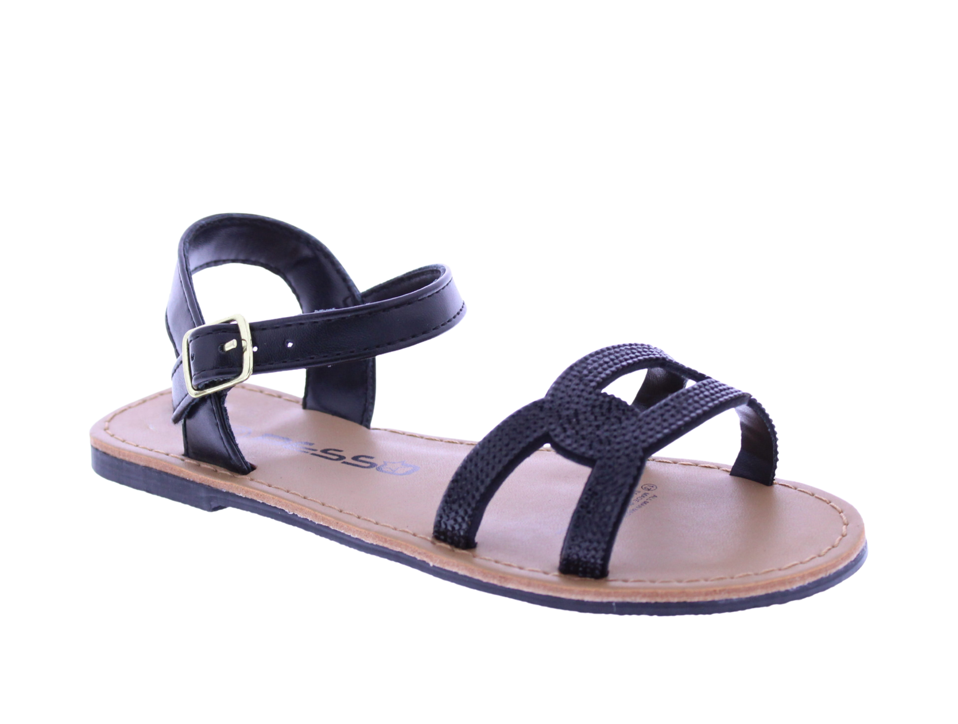 Kids Rhinestone Chain Link Sandal