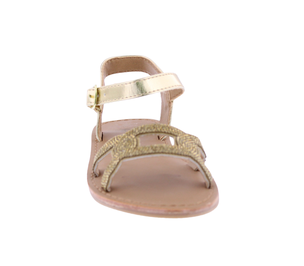 Kids Rhinestone Chain Link Sandal