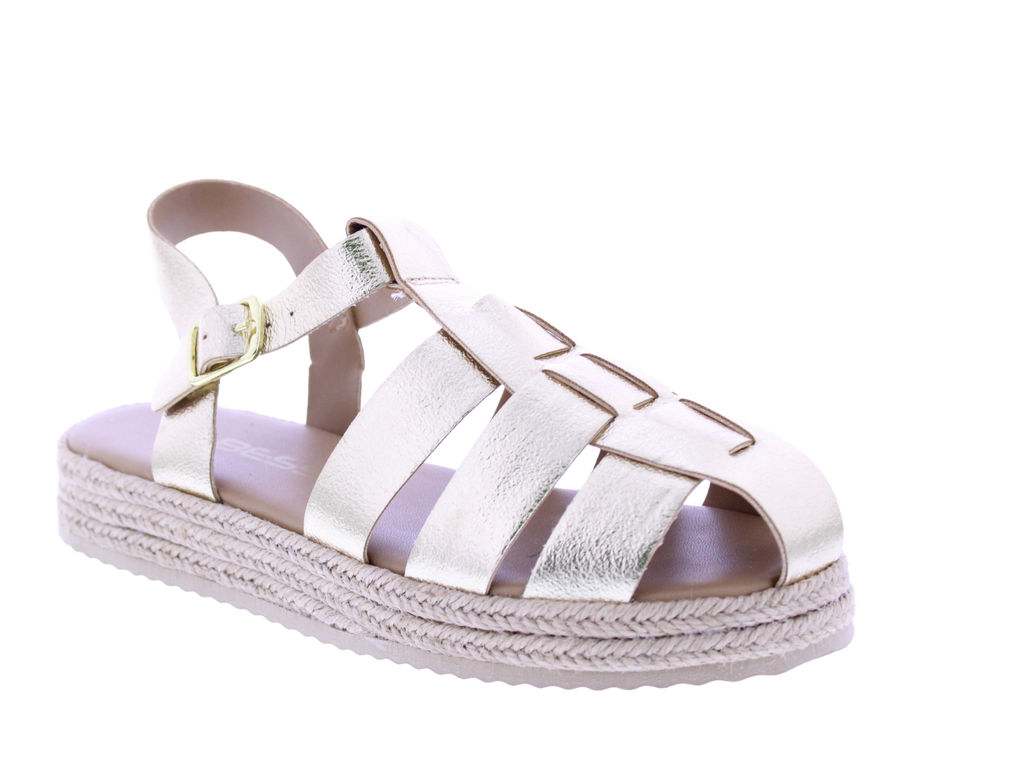 Kids Closed Toe Wedge Sandal