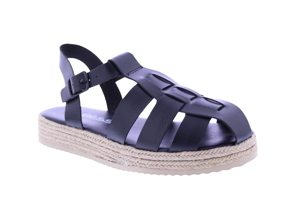 Kids Closed Toe Wedge Sandal