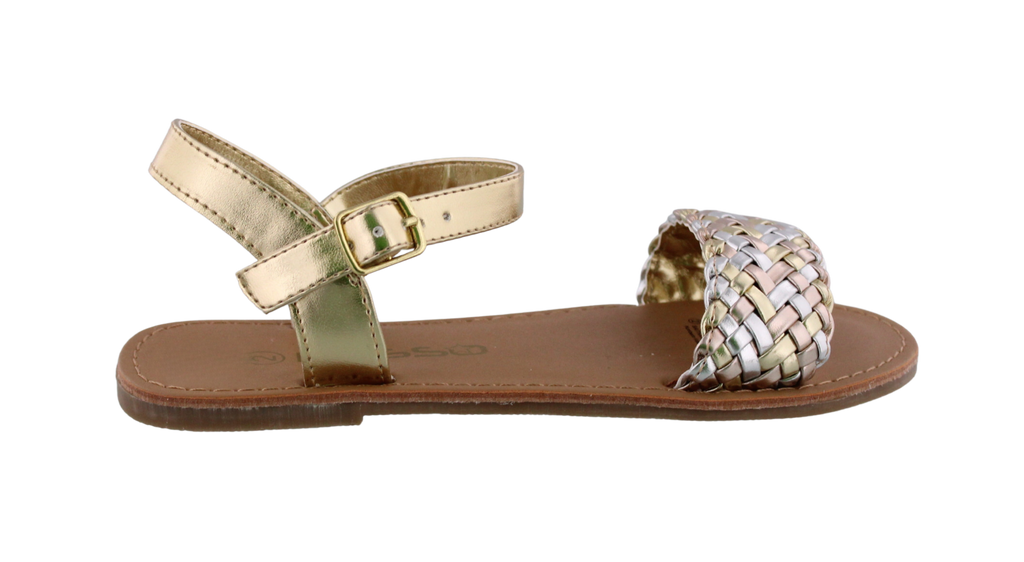 Girls Braided Band Sandal