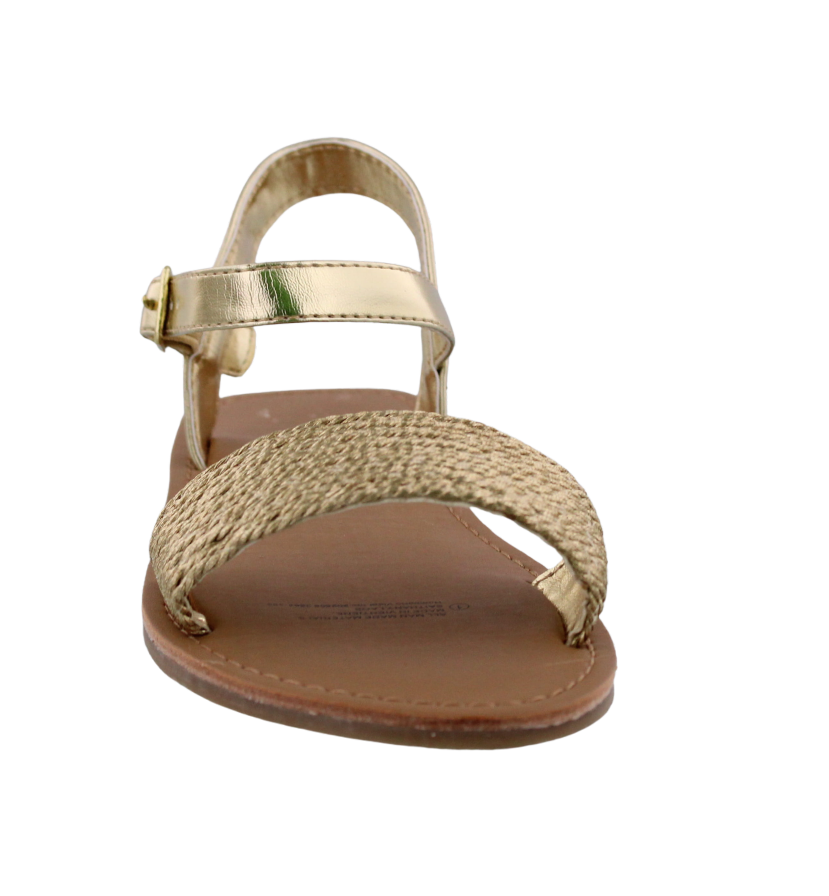 Girls Metallic Rope Sandal