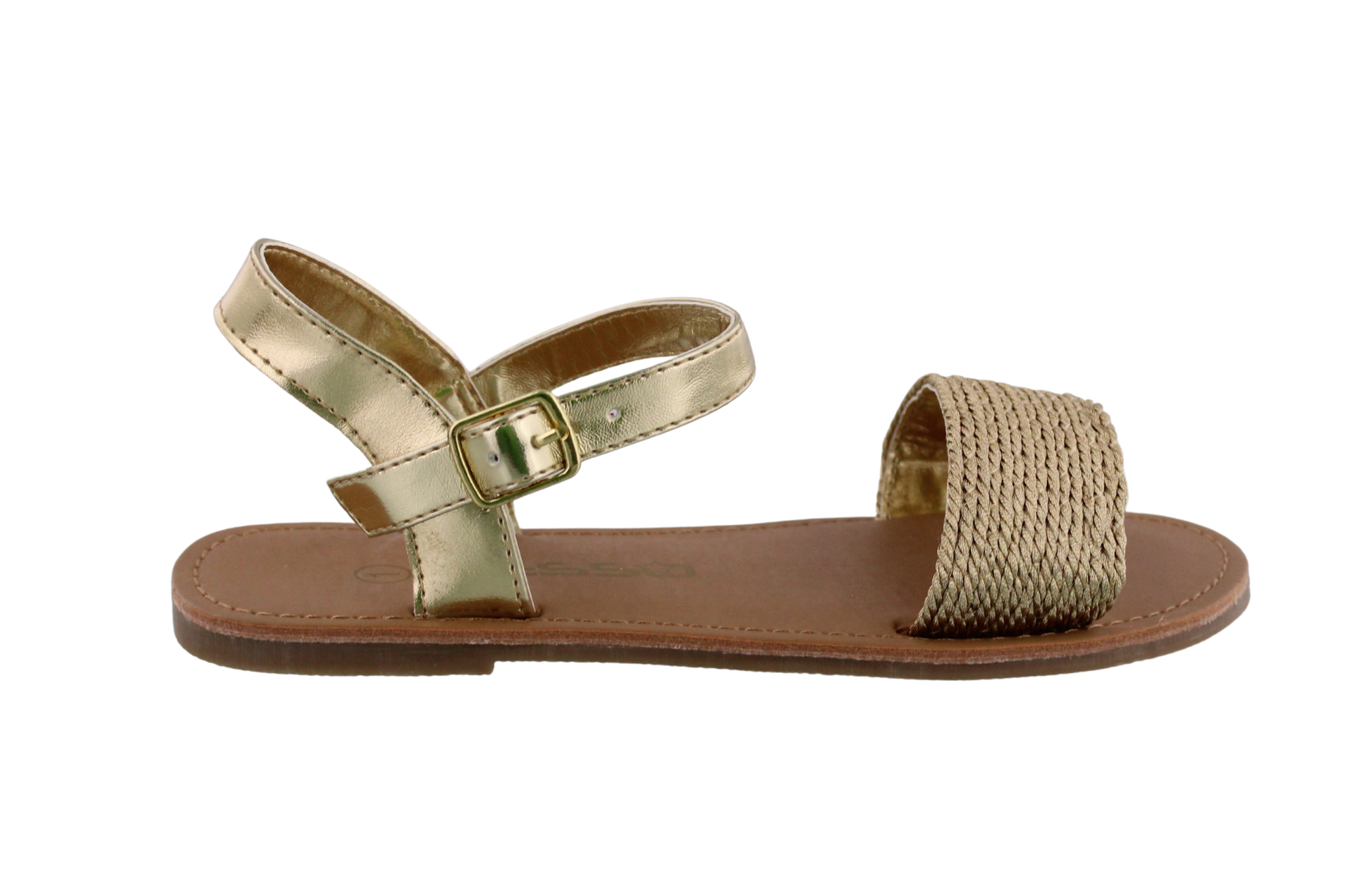 Girls Metallic Rope Sandal