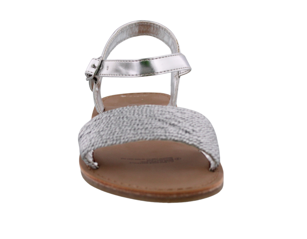 Girls Metallic Rope Sandal