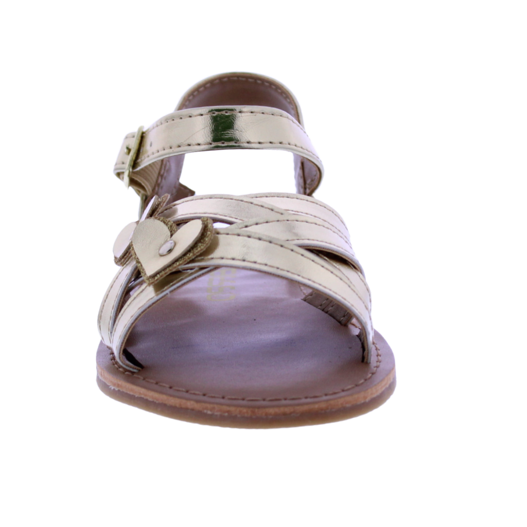 Girls Double Heart Sandal