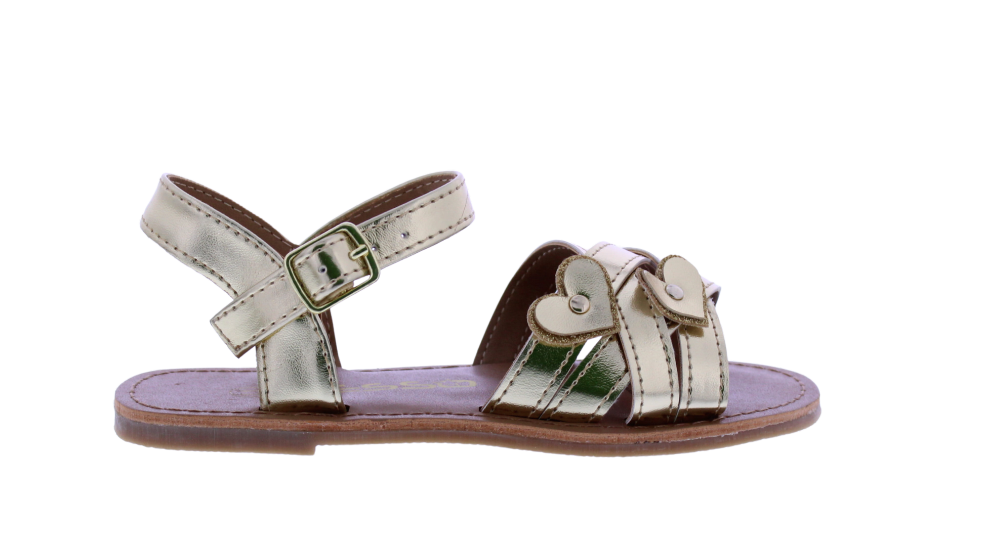 Girls Double Heart Sandal