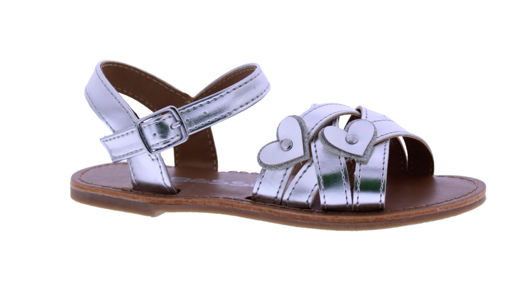 Girls Double Heart Sandal