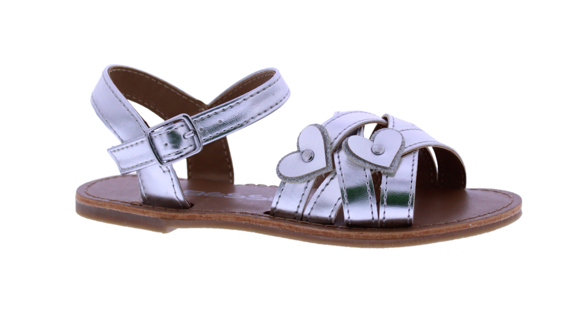 Girls Double Heart Sandal