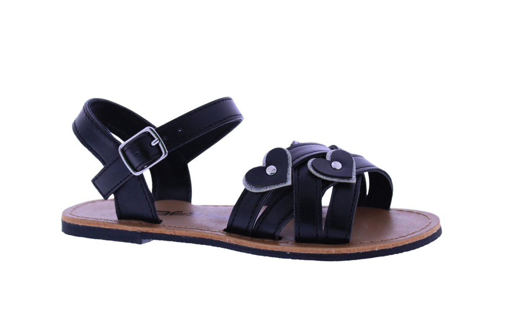 Girls Double Heart Sandal