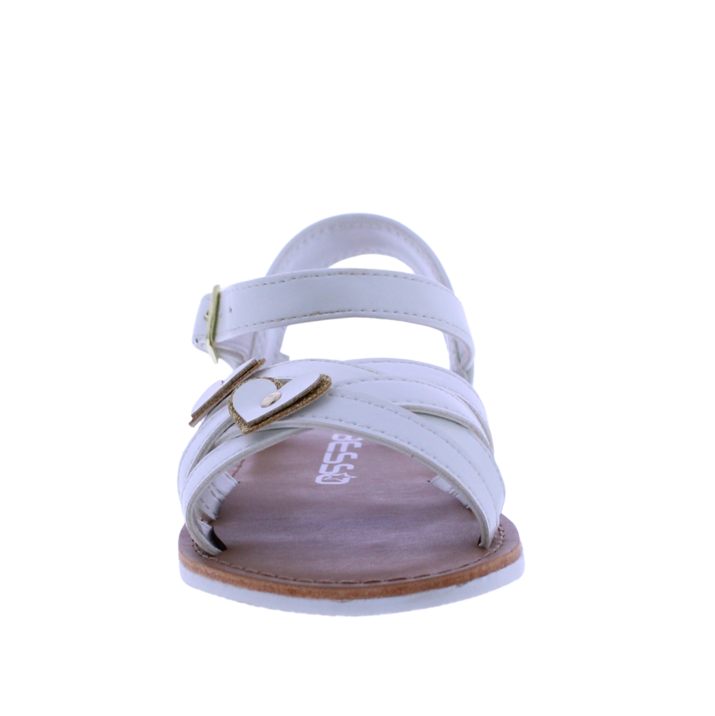 Girls Double Heart Sandal