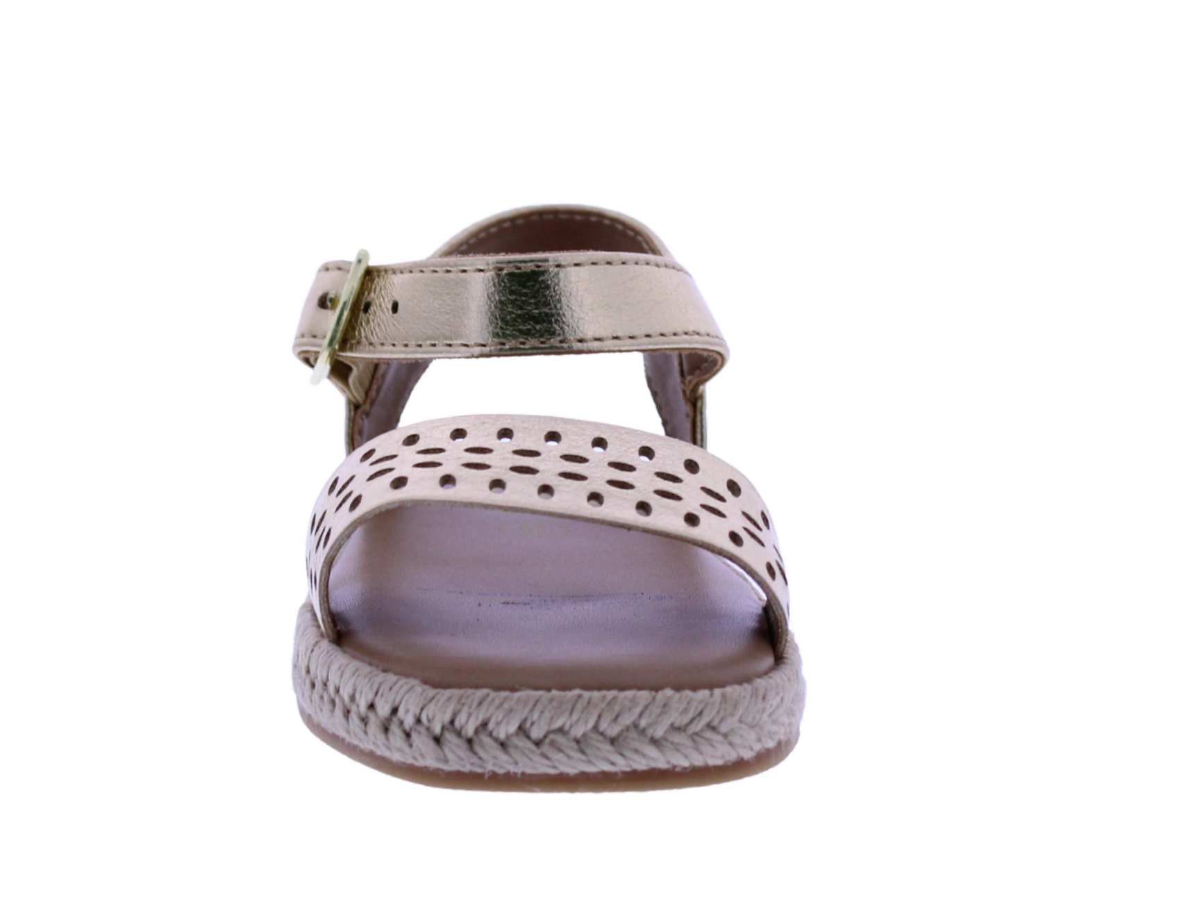Girls Laser Cut Yute Sandal