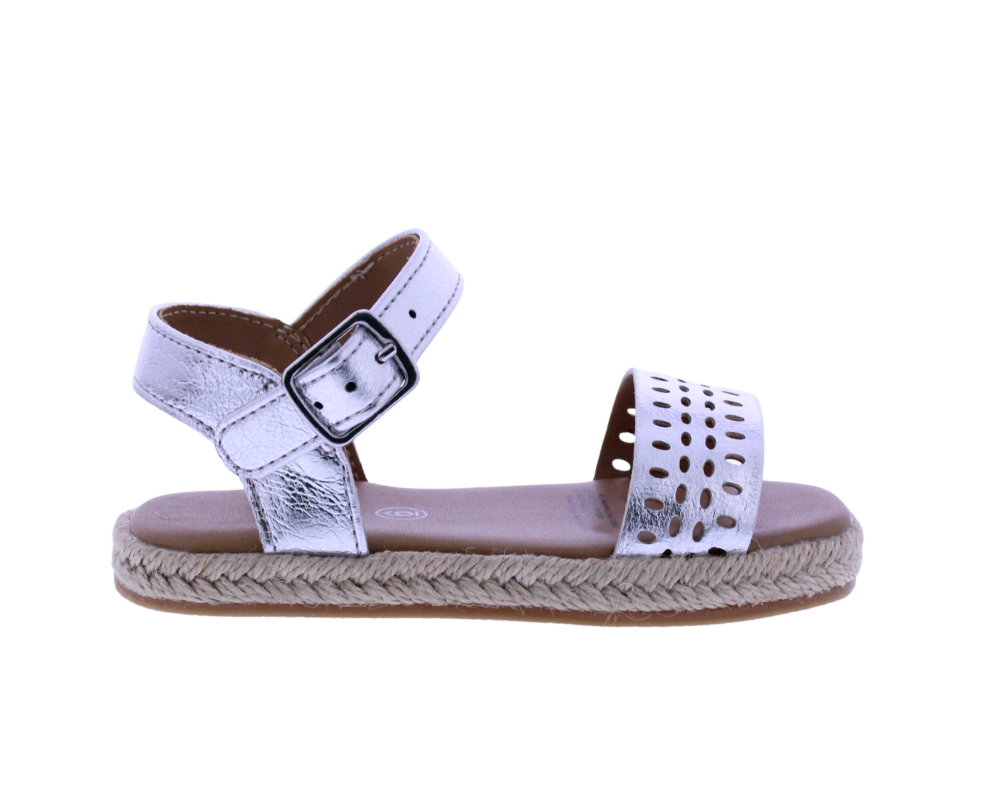 Girls Laser Cut Yute Sandal
