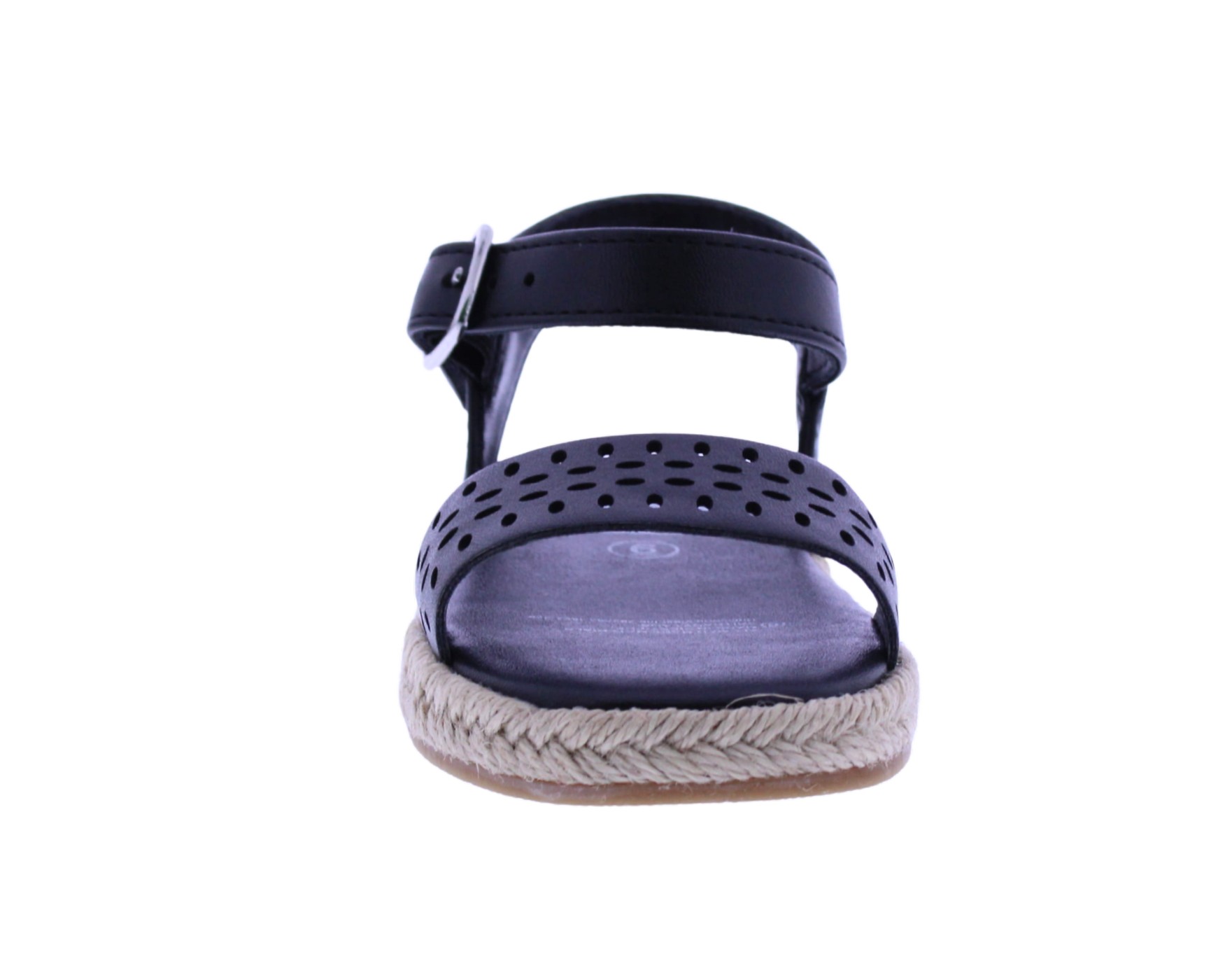 Girls Laser Cut Yute Sandal