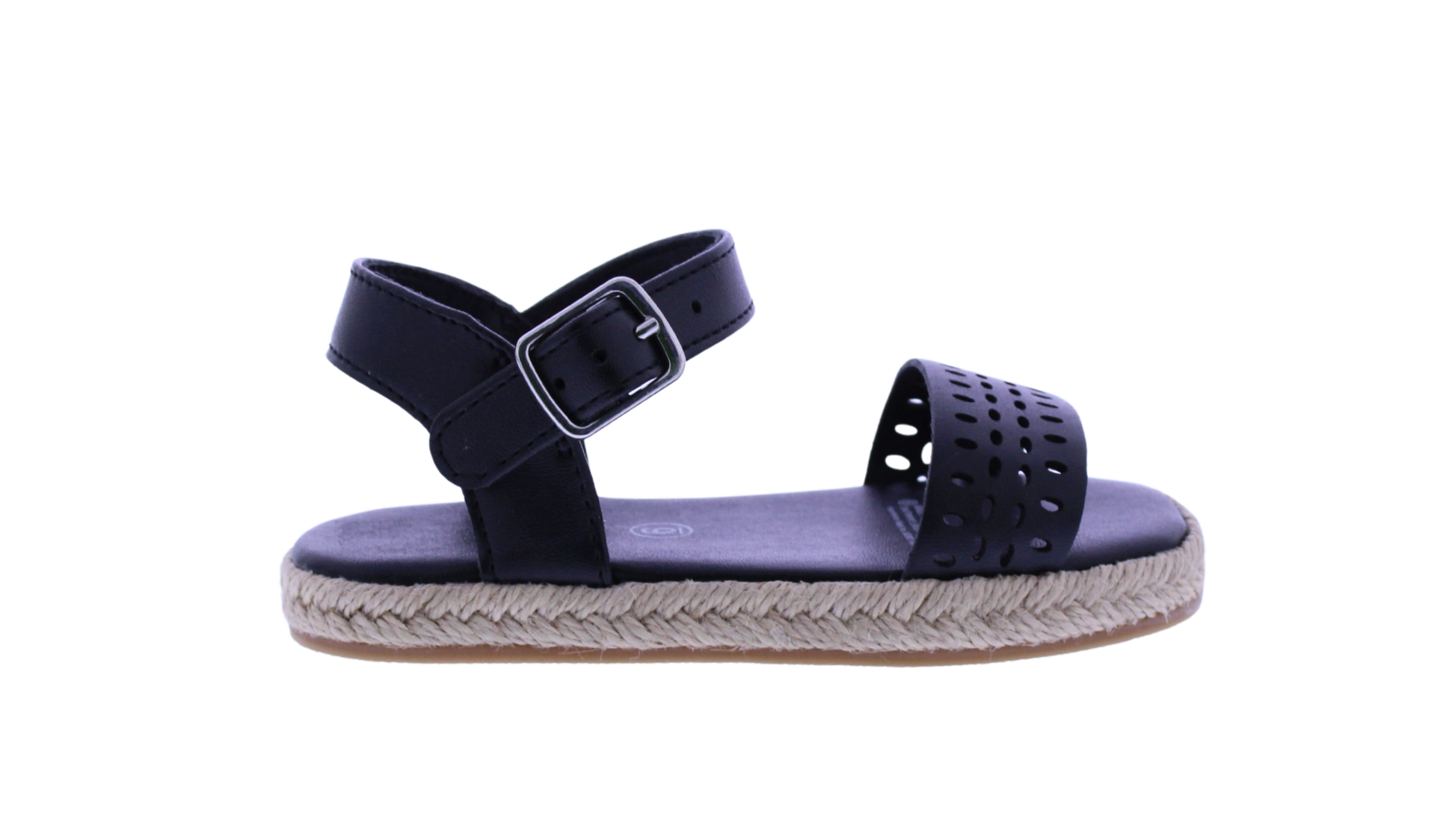 Girls Laser Cut Yute Sandal