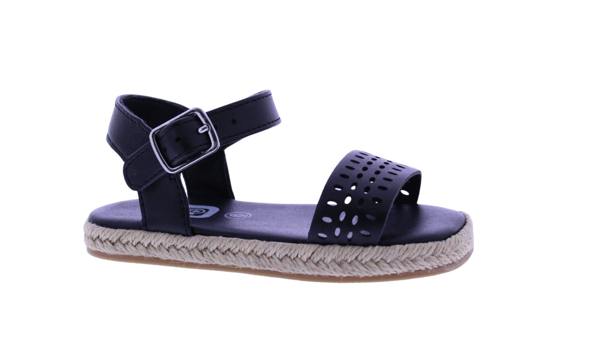 Girls Laser Cut Yute Sandal