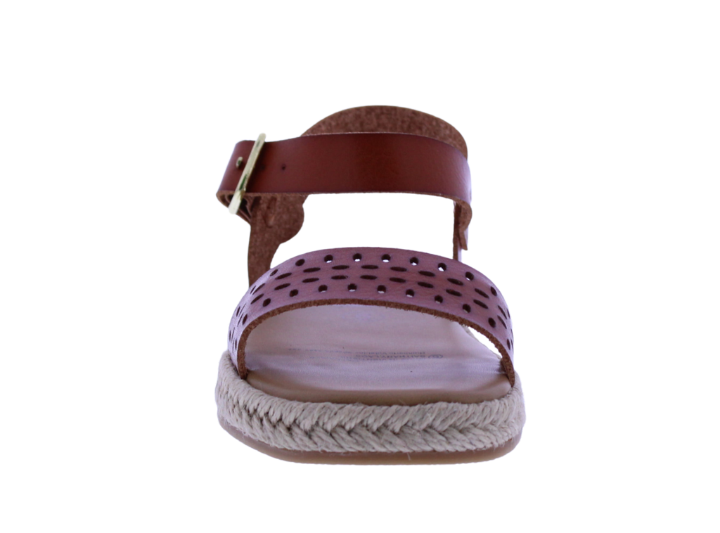 Girls Laser Cut Yute Sandal