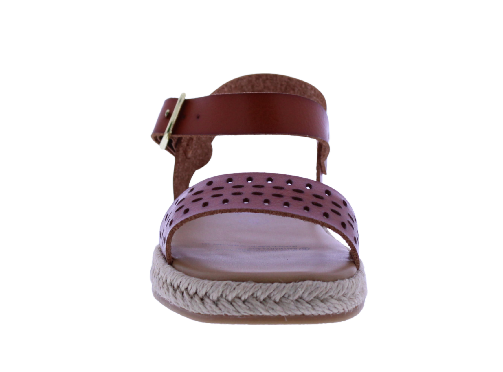 Girls Laser Cut Yute Sandal