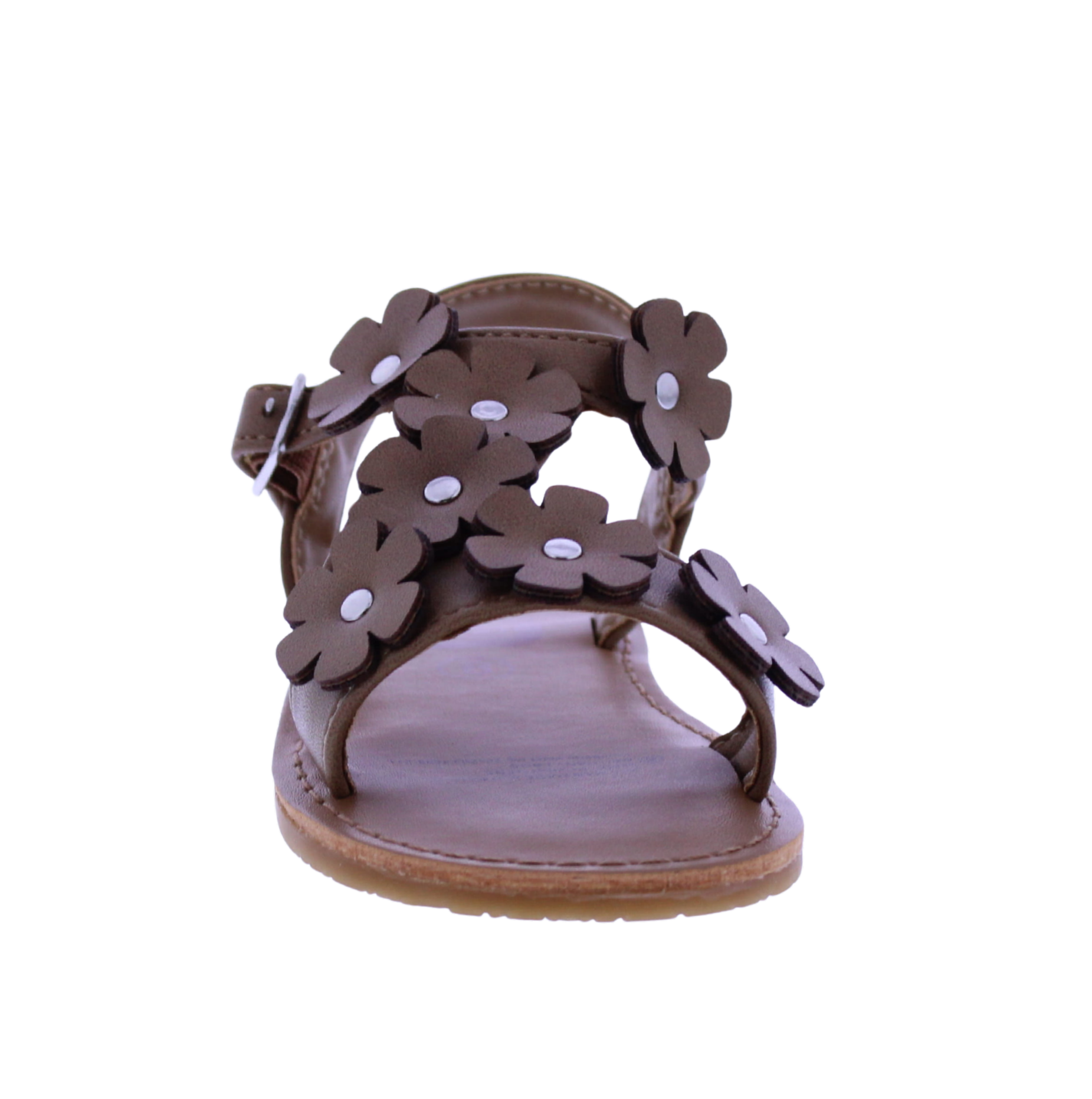 Girls Asymetric Flower Sandal