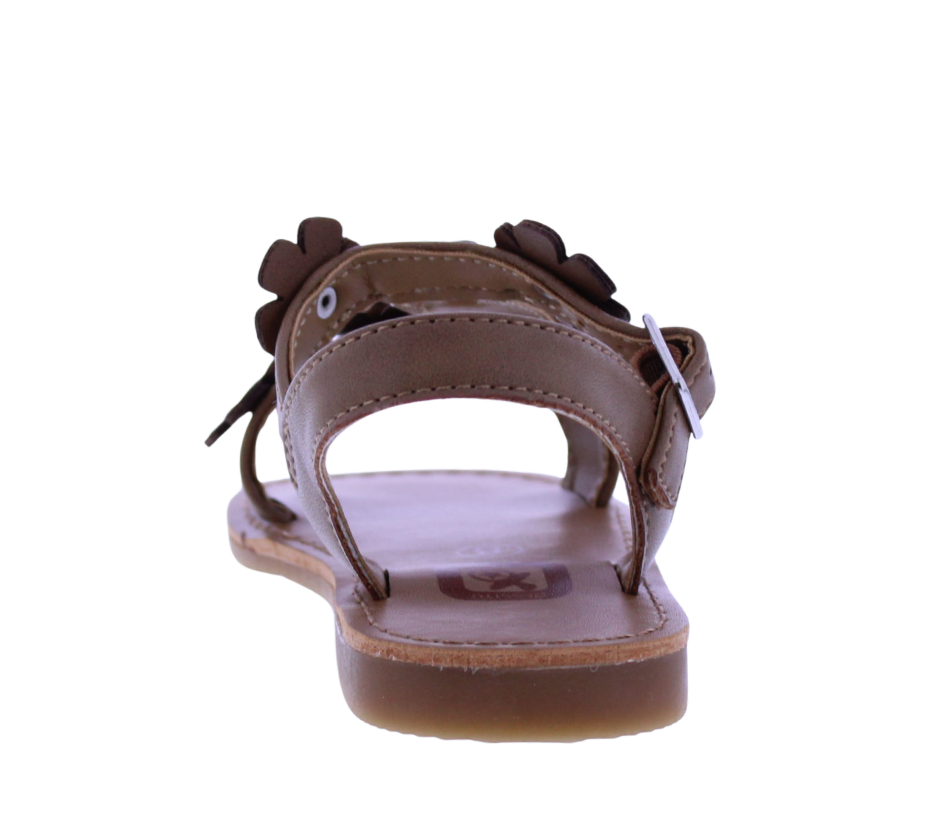 Girls Asymetric Flower Sandal