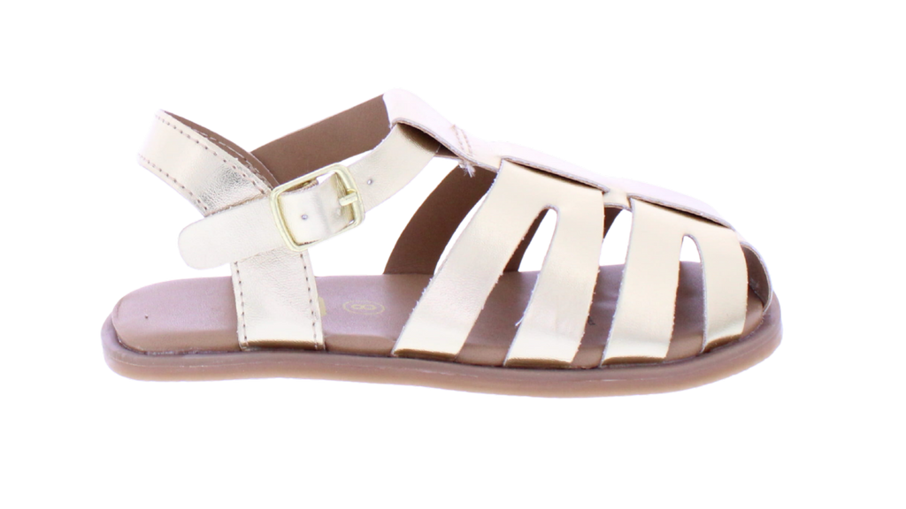 Girls Closed Toe T-strap Sandal