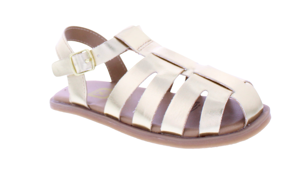 Girls Closed Toe T-strap Sandal