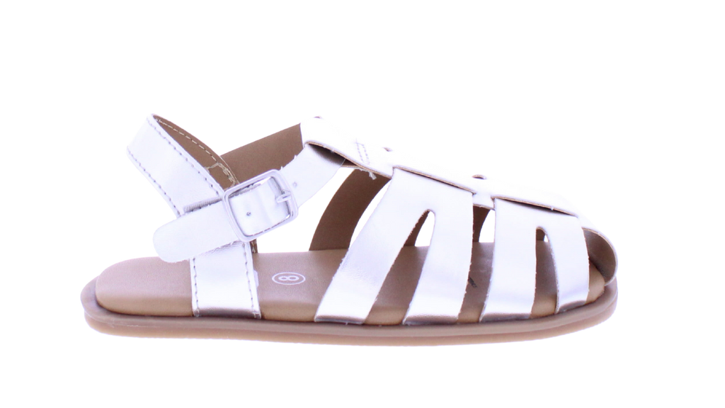 Girls Closed Toe T-strap Sandal