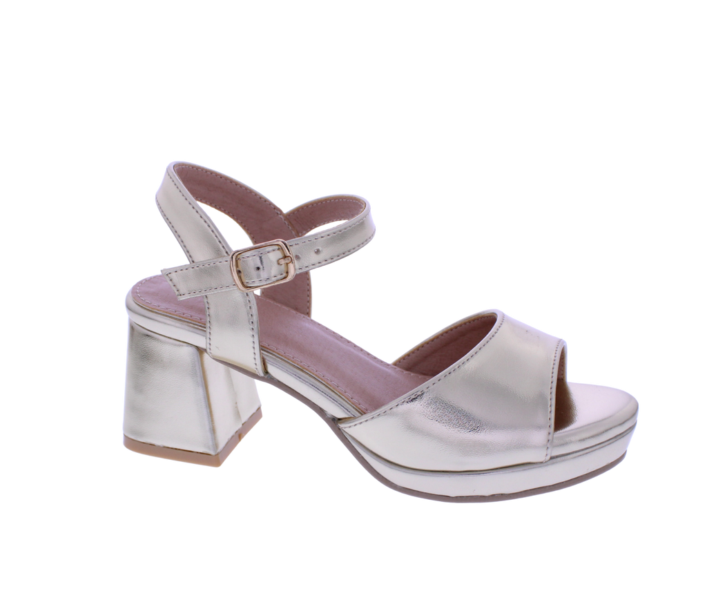 Girls Block Heel Platform