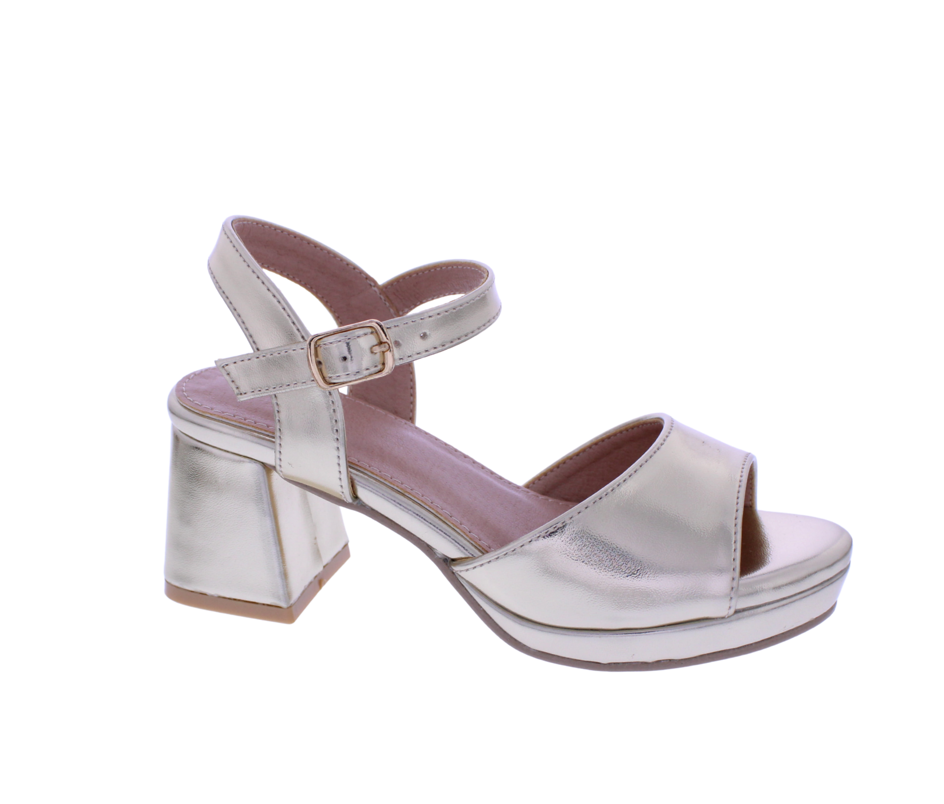 Girls Block Heel Platform