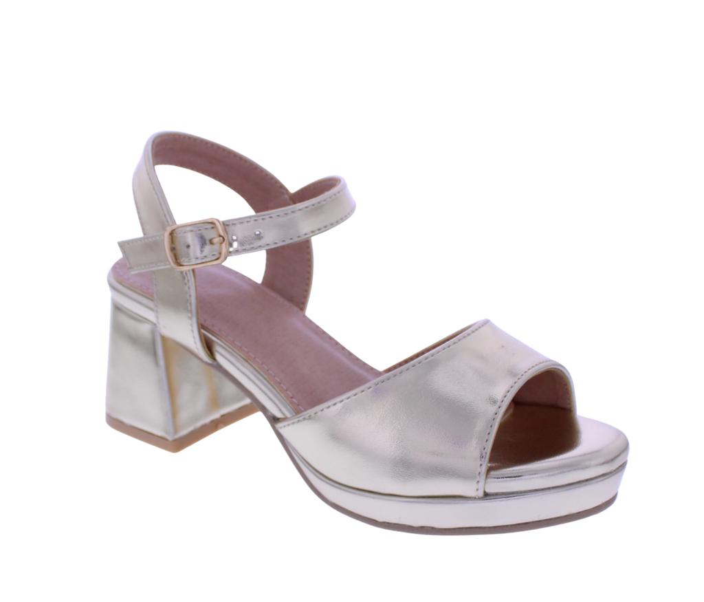 Girls Block Heel Platform